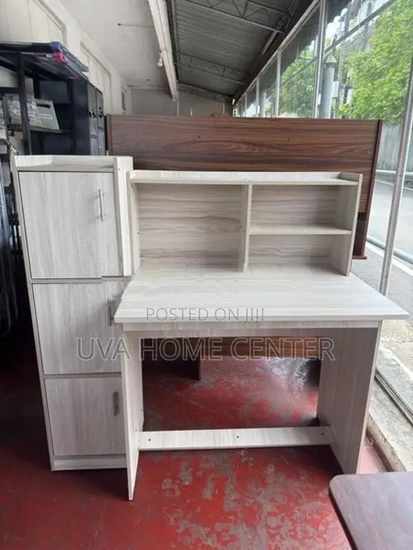 Ash Study Table 3x2Ft With 3 Cupboards