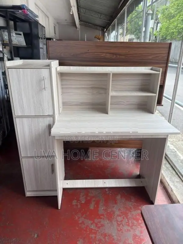 Ash Study Table 3x2Ft With 3 Cupboards