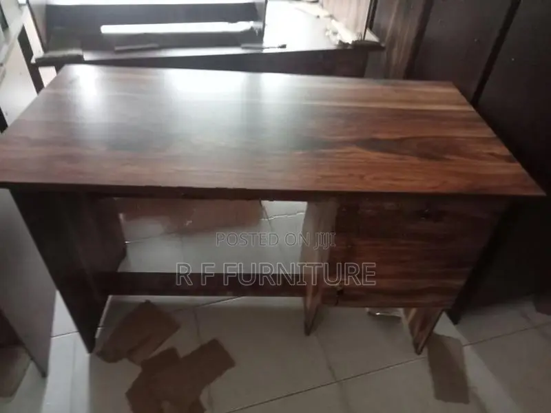 Melamine Writing Table with Cupboard 4 by 2