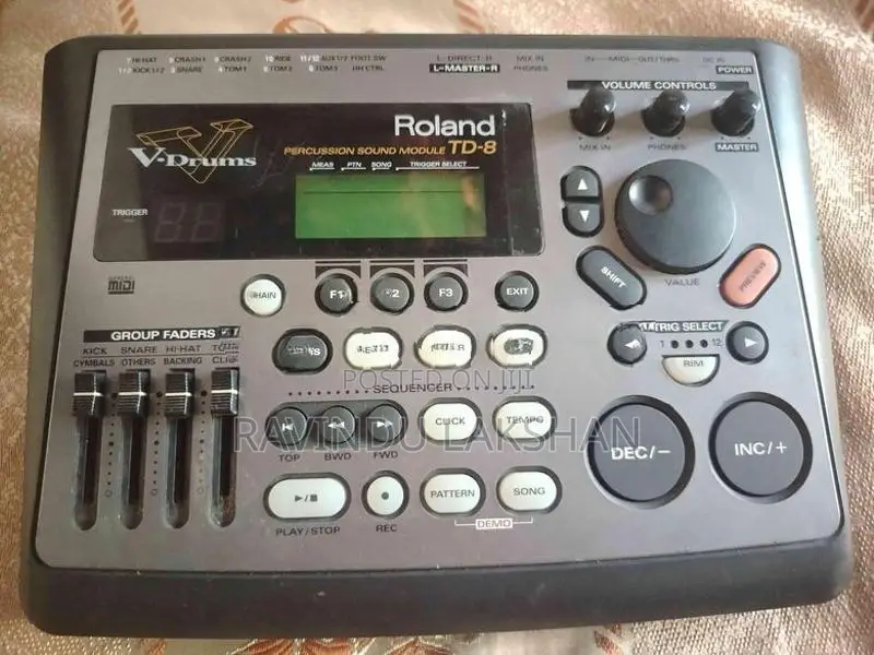 Roland TD8 Drum Module With Power Adapter