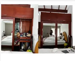 Large Mahogany Wardrobe (Teak Colour)