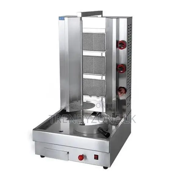 Industrial 3 burner shawarma machine