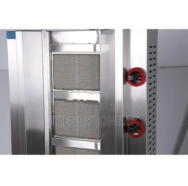 Industrial 3 burner shawarma machine