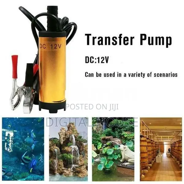 Pump Submersible Water \ Petrol Oil Transfer 12v - new
