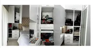 Mahogany Wardrobe Set (White Color)
