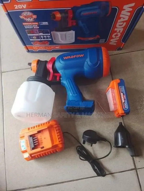 WADFOW 20V Cordless Paint Spray Gun Herman PT 1356