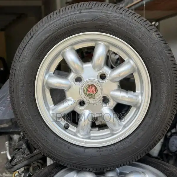 Alloy Wheel 12" with Tires 145/70 R12 60 T