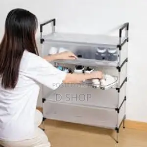 5 Layer Shoe Rack Lightweight Dust Shoes Storage