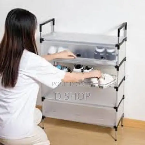 5 Layer Shoe Rack Lightweight Dust Shoes Storage