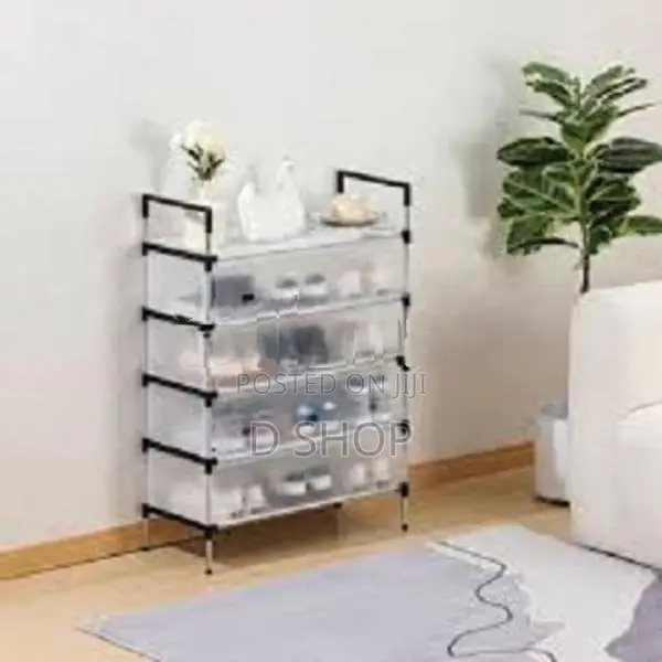 5 Layer Shoe Rack Lightweight Dust Shoes Storage