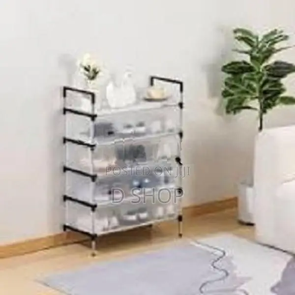 5 Layer Shoe Rack Lightweight Dust Shoes Storage