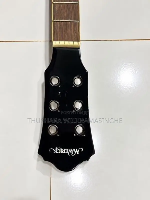 Black Acoustic Cutaway Guitar