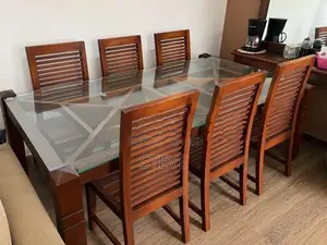 Used Teak Dining Table With 6 Chairs