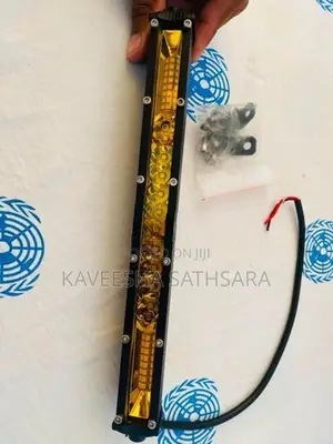 10 Inch NLpearl Amber Yellow LED Light Bar – 12V/24V Off-Road