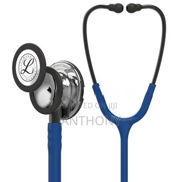 Littmann Classic III Stethoscope – Black Edition, Navy Blue (5863)