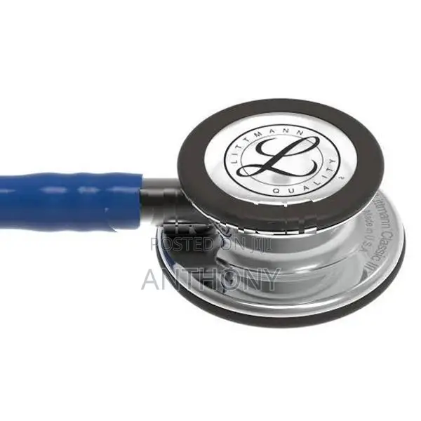 Littmann Classic III Stethoscope – Black Edition, Navy Blue (5863)