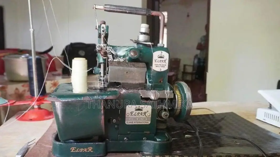 Elpar Overlock Sewing Machine With Motor