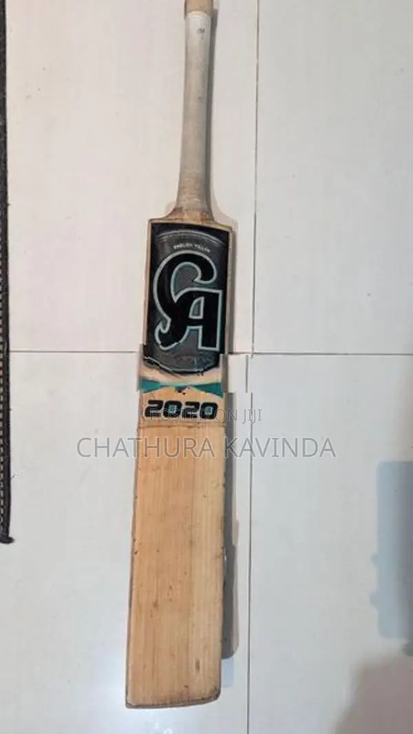 Cricket Bat With Helmet
