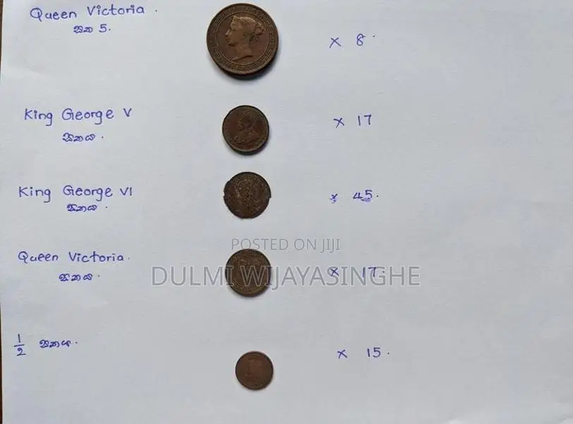 Old Coins With Notes
