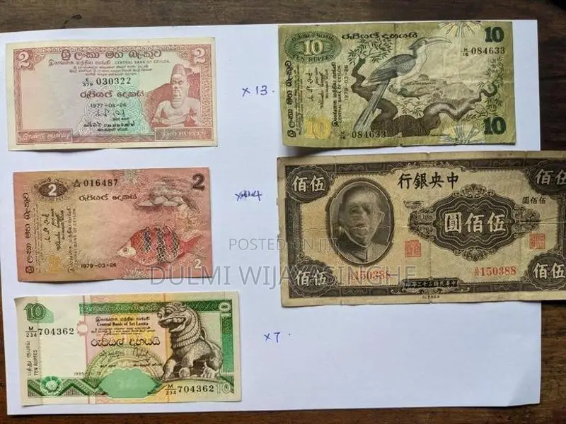 Old Coins With Notes