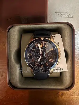 Fossil Watch 44MM Leather Chronograph FS5237 - Brand New