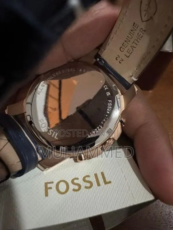 Fossil Watch 44MM Leather Chronograph FS5237 - Brand New