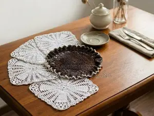 Handcrafted Crochet Lace Mat Set