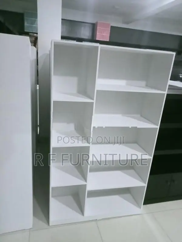 Melamine White Book Cupboard
