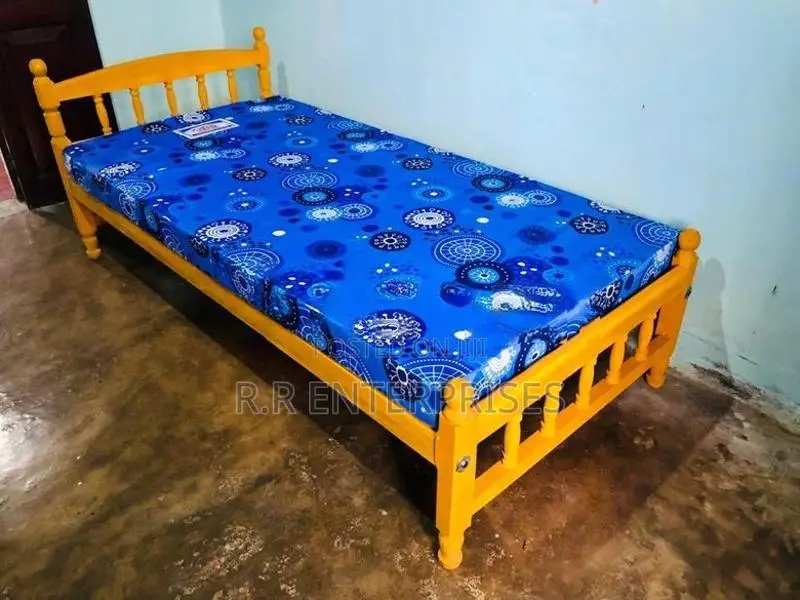 New 6*3 Ft Single Bed And Mattress