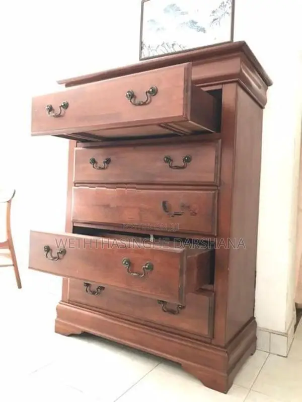 Solid Teak Wood Chest Of Drawers