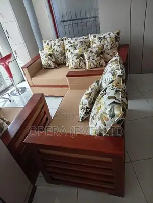 Brand New Box Teak Sofa