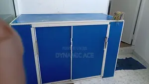 Complete Office Glass Partition With Counter Setup