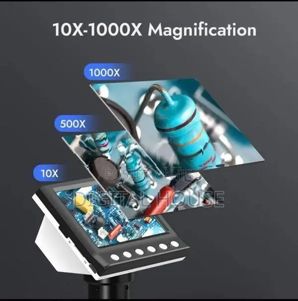 camera Microscope 1000 X Magnifier Digital 4.3 Display - new .