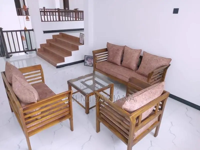 තේක්ක සෝපා කට්ටලය