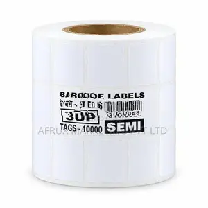 30 x 16mm Barcode Labels 3UP Semi-Gloss Tag