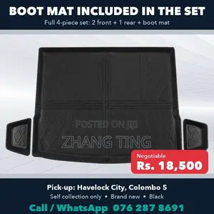 BYD Atto 3 Floor Mats RHD - 4 Piece TPE Set incl. Boot Mat for SUV