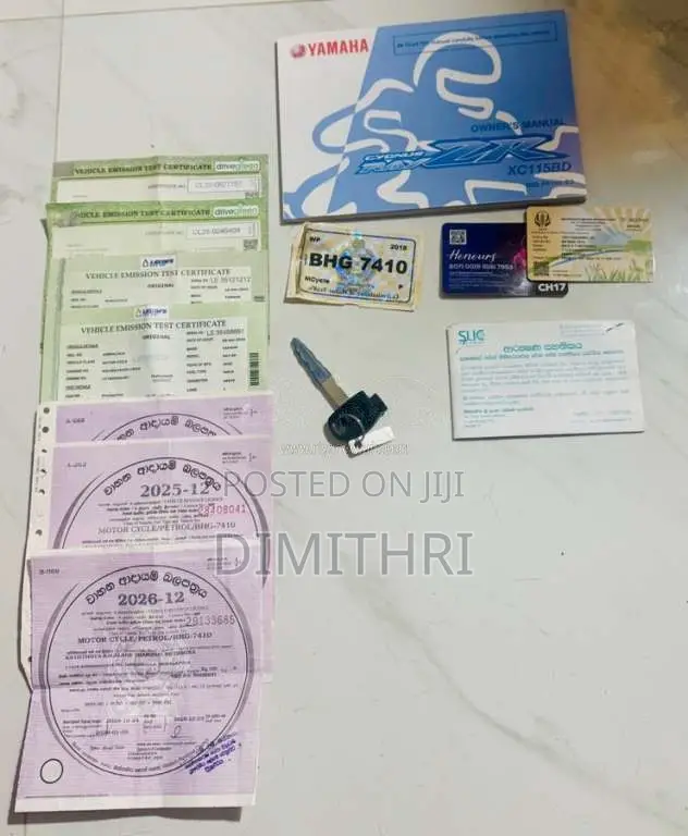 Yamaha Ray ZR 2018 Motorbike (Used)