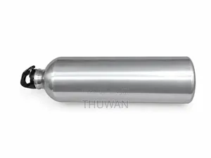 Premium Metallic Water Bottle With Carry Loop