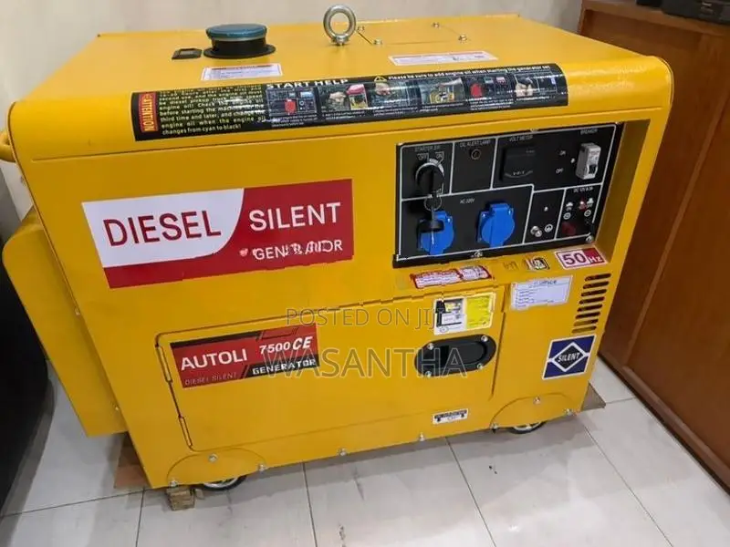 Silent Diesel Generator 8.5KVA 230V