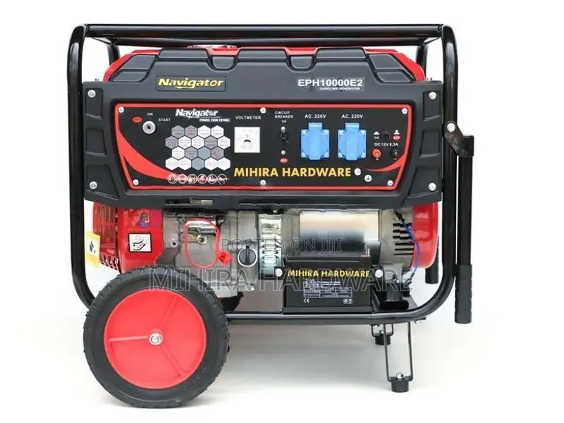 Key turn start 7.5kW Navigator EPH-10000E2 Petrol Power Generator 230V