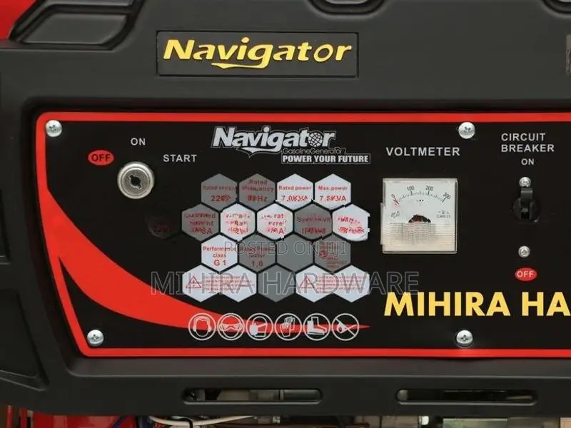 Key turn start 7.5kW Navigator EPH-10000E2 Petrol Power Generator 230V