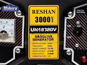 Remote / key start 3kW Power generator 4 stroke petrol auto choke Resh