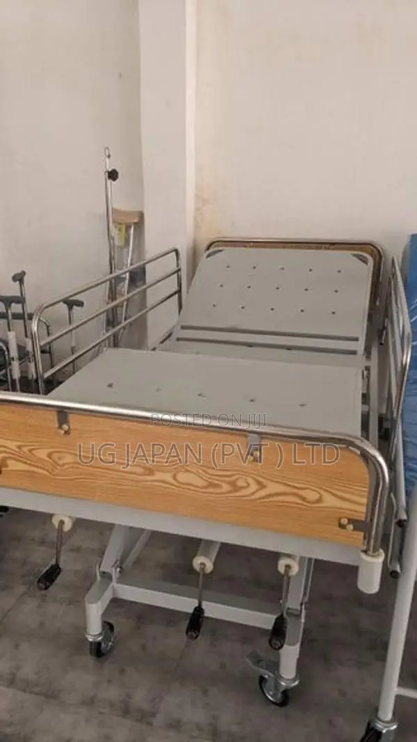 Hospital Patient Bed Three Function Adjustable - With Mattress