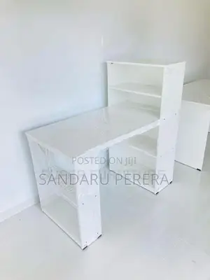 White side rack table