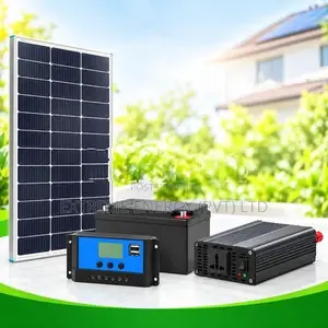 100W Solar Backup Kit with 500W Pure Sine Wave Inverter