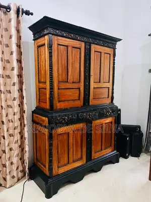 Ebony with Teak Antique Almari