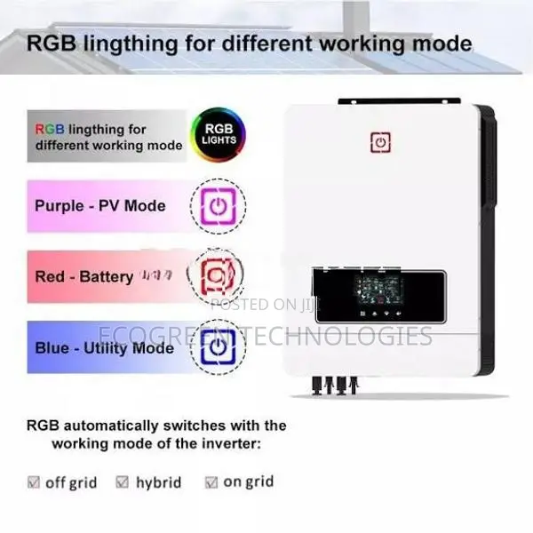 10.2Kw Hybrid Inverter Offgrid / Ongrid Support