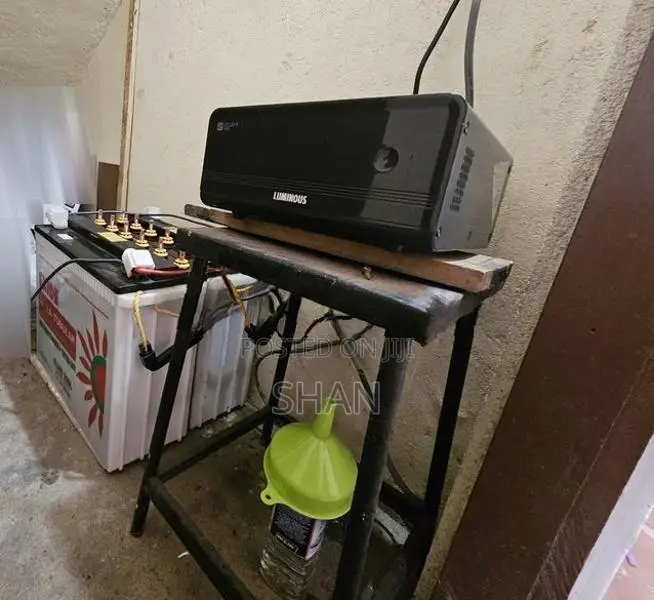 Luminous Zelio 1100 Inverter with 2x Exide 200Ah Solar Tubular Batteri