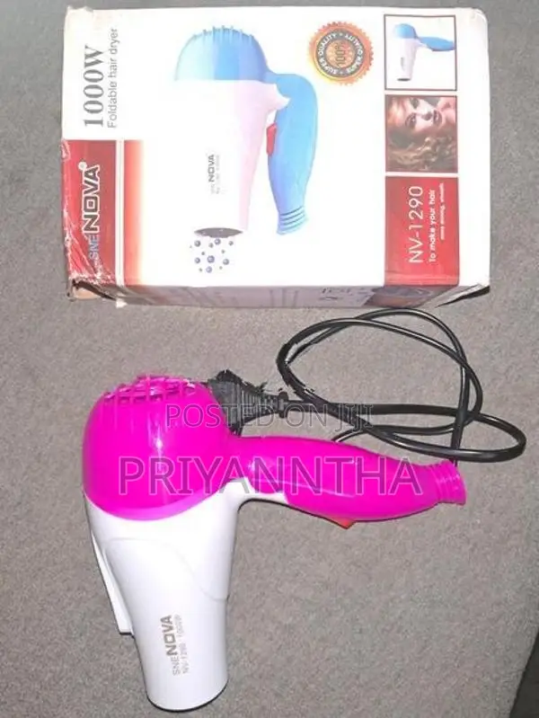 Nova 1000W Foldable Hair Dryer