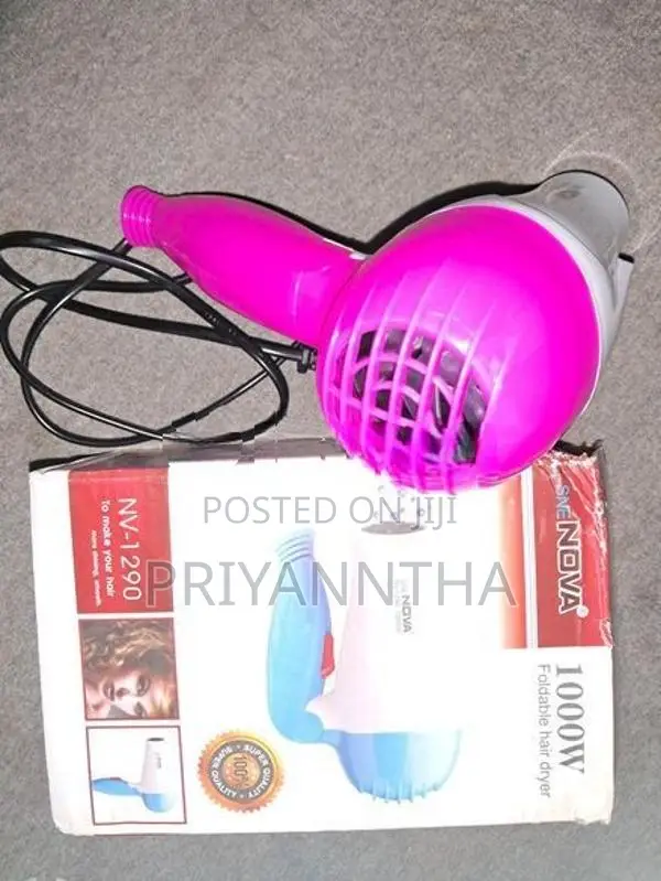 Nova 1000W Foldable Hair Dryer